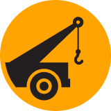 Maintenance visual of a tow truck